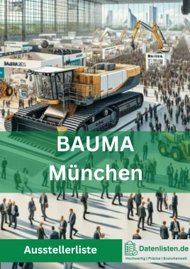 Ausstellerliste Bauma München 2025 download