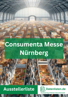 Ausstellerliste | Consumenta in&nbsp;Nürnberg 2025 | zum Download